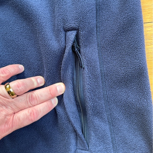 Vineyard Vines Dark Blue Fleece with Pink Logo 3XLT - Picture 9 of 10